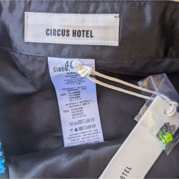 NWT Circus Hotel Sequin Asymmetrical Wrap Mini Skirt 40/S Club Night Out‎ - Picture 5 of 6